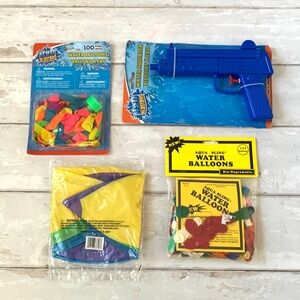 Kids Water Toys Water Balloons Beach Ball Rainbow Colors Set All NEW